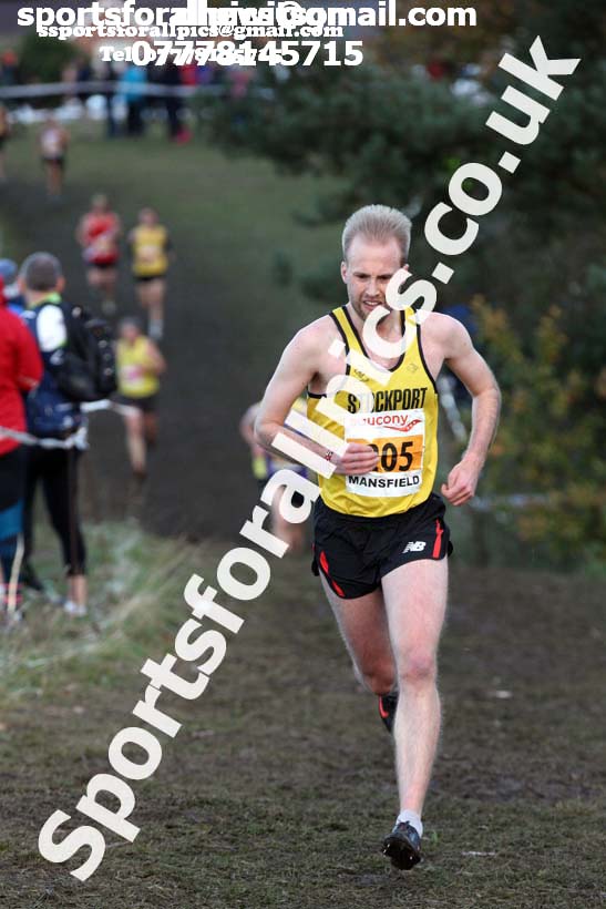 Senior mens National Cross Country Relay, Berry Hill Park, Mansfield. Photo:  David T. Hewitson/Sports for All Pics